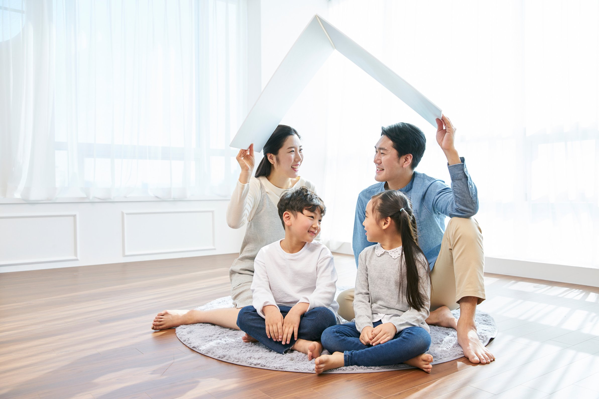 Family Spending Time Together at Home